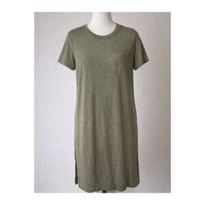 EUC Jessica Simpson T-Shirt Dress Olive Green Size Medium